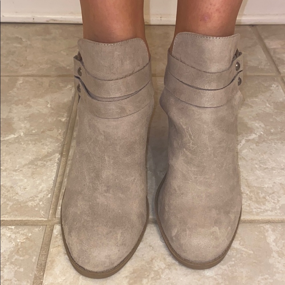 booties that have never been worn